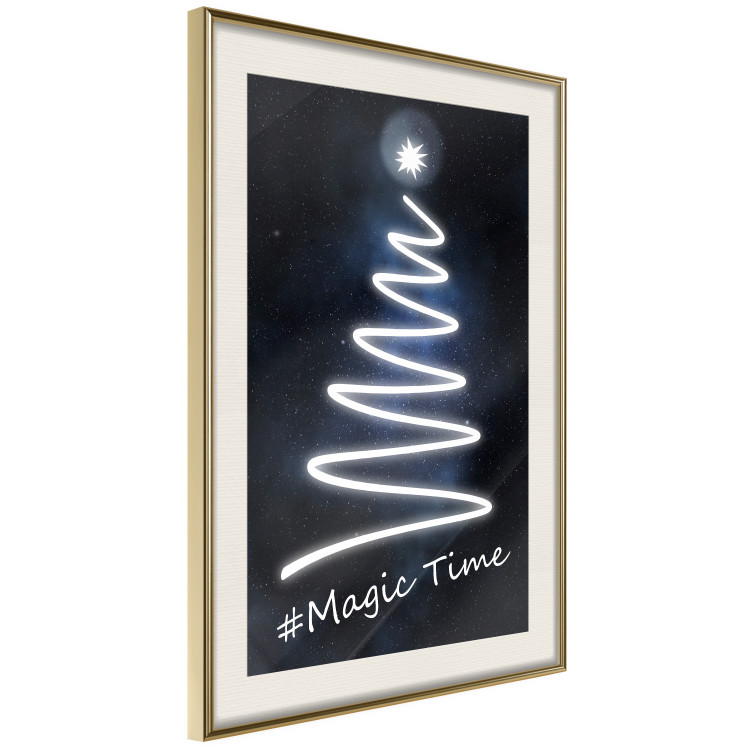 Poster Magical Time - English text on a background of night sky with stars 125270 additionalImage 2