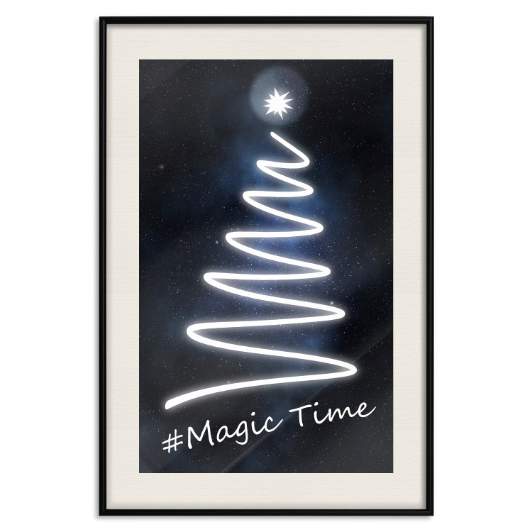 Poster Magical Time - English text on a background of night sky with stars 125270 additionalImage 18