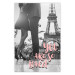 Poster You Are so Loved - pink English text on a background of the Eiffel Tower 125370