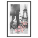 Poster You Are so Loved - pink English text on a background of the Eiffel Tower 125370 additionalThumb 17