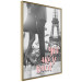Poster You Are so Loved - pink English text on a background of the Eiffel Tower 125370 additionalThumb 12