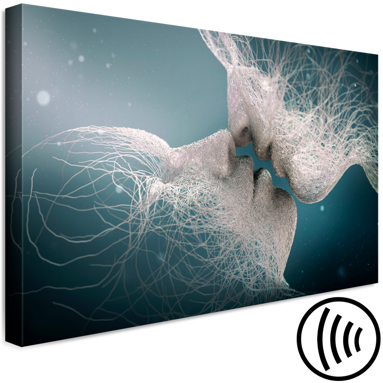 Canvas Touch of Breath (1-part) wide - kiss of abstract faces 128770 additionalImage 6