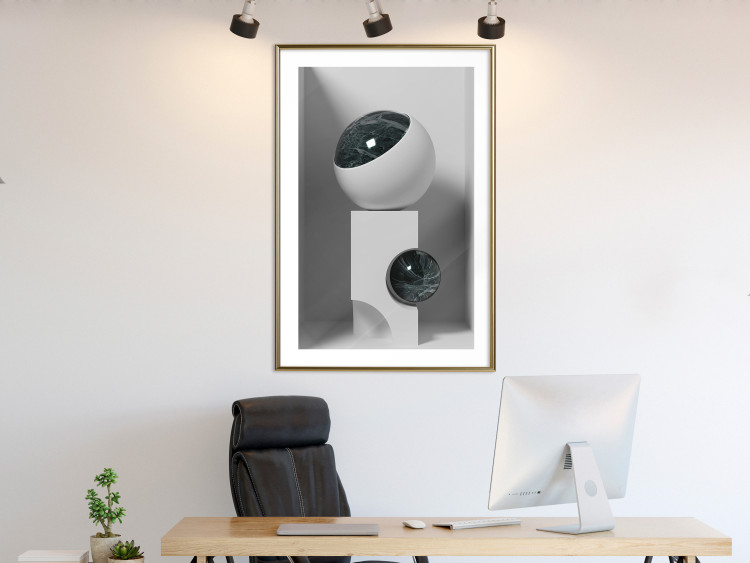 Wall Poster Space Objects - abstract geometric shapes with patterns 129770 additionalImage 13