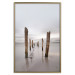Wall Poster Illusory Calm - seascape with wooden posts against the sky 130270 additionalThumb 17