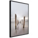 Wall Poster Illusory Calm - seascape with wooden posts against the sky 130270 additionalThumb 11