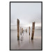 Wall Poster Illusory Calm - seascape with wooden posts against the sky 130270 additionalThumb 16