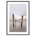 Wall Poster Illusory Calm - seascape with wooden posts against the sky 130270 additionalThumb 15