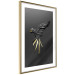 Poster Black Parrot - abstract figure resembling a bird with golden details 132270 additionalThumb 7