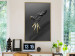Poster Black Parrot - abstract figure resembling a bird with golden details 132270 additionalThumb 5
