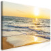 Large canvas print Calm Waves - Golden II [Large Format] 136370 additionalThumb 3