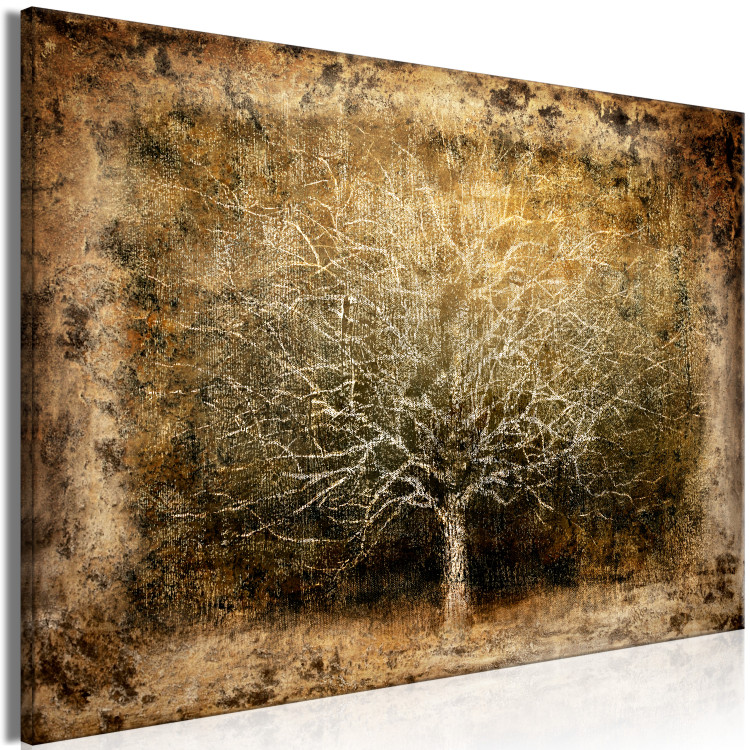 Canvas Print Venetian Tree (1-piece) Vertical - bare branches in vintage style 138370 additionalImage 2
