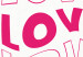 Wall Poster Love Mantra - pink English texts on a contrasting white background 138870 additionalThumb 9