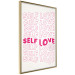 Wall Poster Love Mantra - pink English texts on a contrasting white background 138870 additionalThumb 11