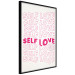 Wall Poster Love Mantra - pink English texts on a contrasting white background 138870 additionalThumb 12