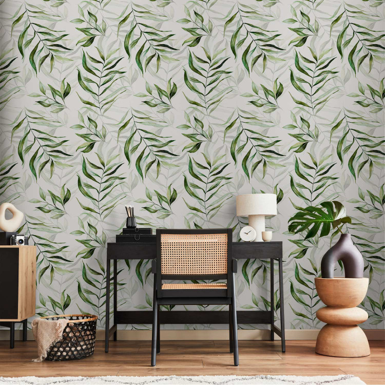 Modern Wallpaper Fragrant Leaves 142870 additionalImage 5