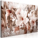Canvas Print Flowers and Gold (1-piece) - magnolia and lilies in golden glow 143870 additionalThumb 2