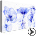 Canvas Art Print Blue Flowers (1-piece) - plants painted with watercolors and ink 145170 additionalThumb 6