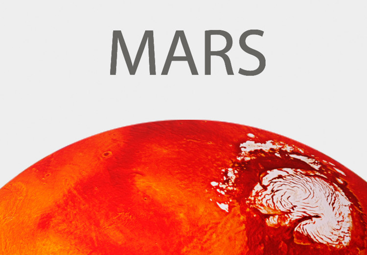 Canvas Print Red Planet II - Mars and Abstract Composition with the Solar System 146470 additionalImage 4