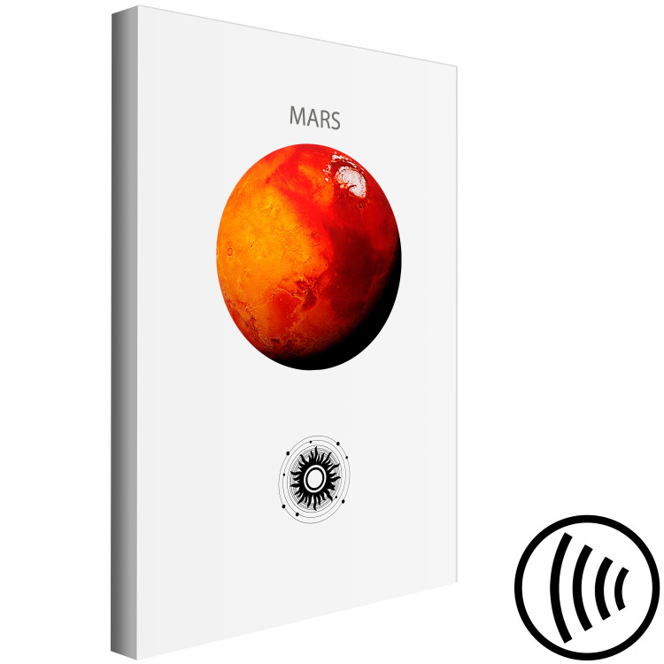 Canvas Print Red Planet II - Mars and Abstract Composition with the Solar System 146470 additionalImage 6