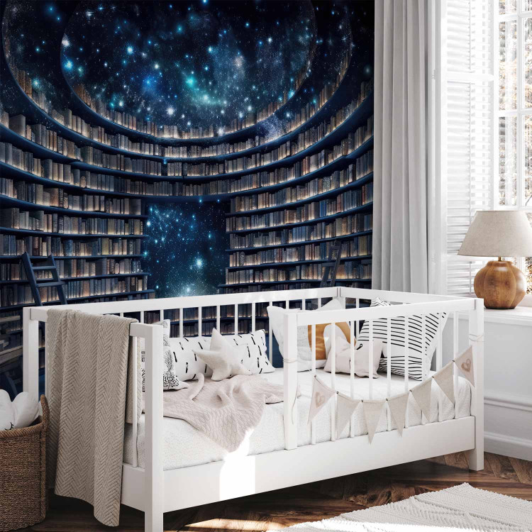 Wall Mural Books and Stars - A Library in Outer Space With a Starry Sky 150670 additionalImage 7