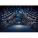 Wall Mural Books and Stars - A Library in Outer Space With a Starry Sky 150670 additionalThumb 1