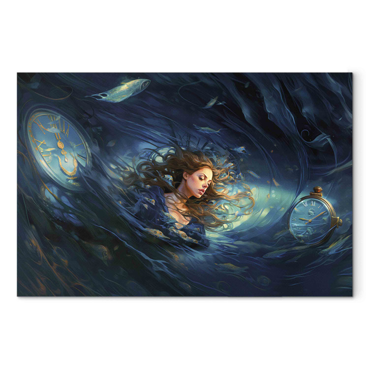 Canvas Time Collapse - A Beautiful Girl Absorbed in a Time Loop 151570 additionalImage 7