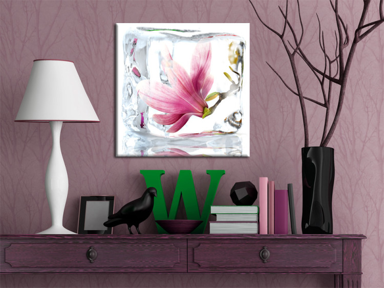 Canvas Print Frozen magnolia 58770 additionalImage 3