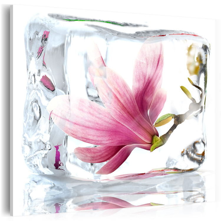 Canvas Print Frozen magnolia 58770 additionalImage 2