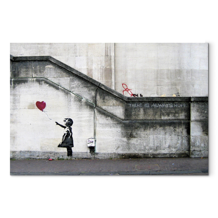 Canvas Art Print There is always hope (Banksy) 58970 additionalImage 7