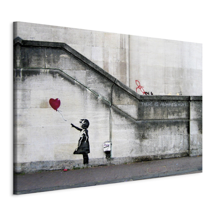 Canvas Art Print There is always hope (Banksy) 58970 additionalImage 2