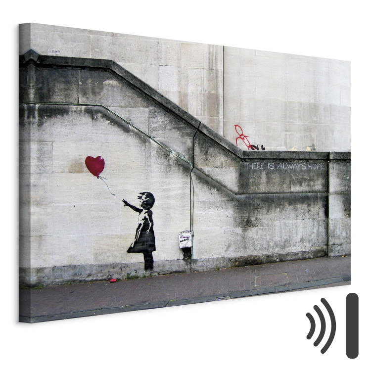Canvas Art Print There is always hope (Banksy) 58970 additionalImage 8