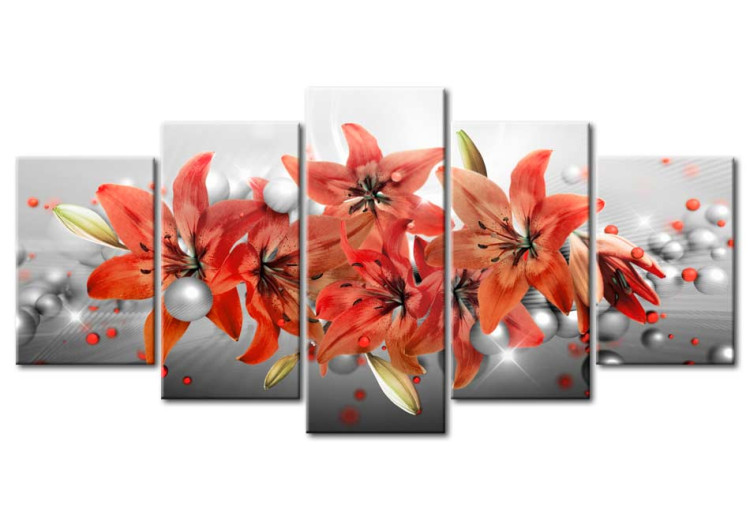 Acrylic print Flowery Battle [Glass] 92970 additionalImage 2