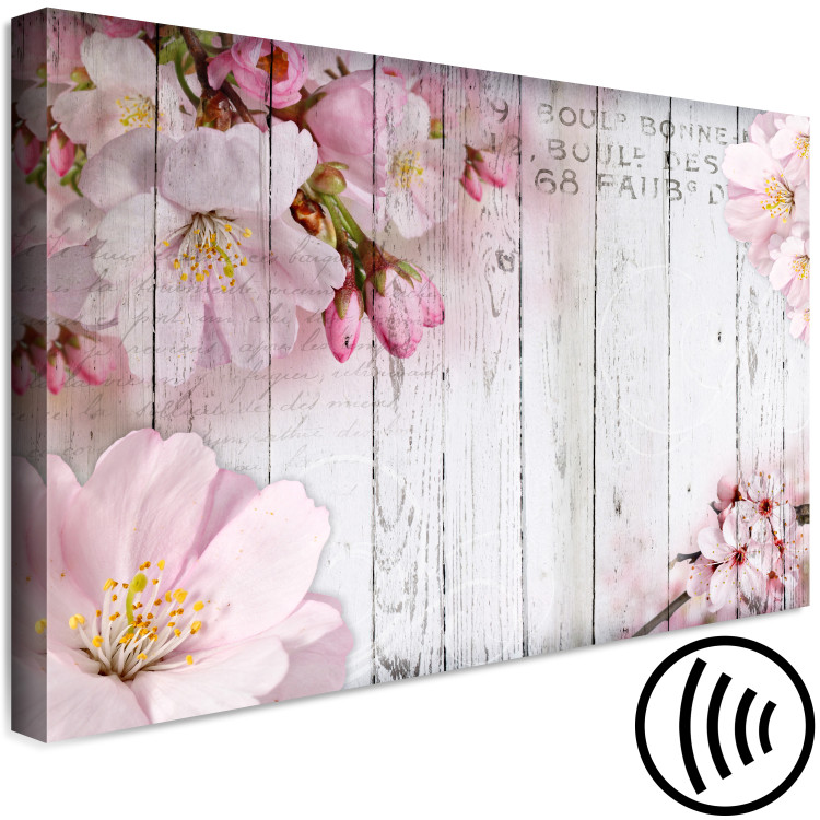 Canvas Print Flowers on Boards (1 Part) Wide 108080 additionalImage 6