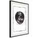 Poster Life quote - black and white motivational texts in a frame 115080 additionalThumb 3