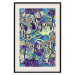 Poster Vibrations of Nature - colorful abstract composition with a floral pattern 118280 additionalThumb 18
