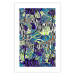 Poster Vibrations of Nature - colorful abstract composition with a floral pattern 118280 additionalThumb 25