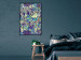 Poster Vibrations of Nature - colorful abstract composition with a floral pattern 118280 additionalThumb 5