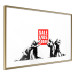 Wall Poster Clearance Sale - Banksy-style graffiti with people and English texts 118780 additionalThumb 8