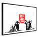 Wall Poster Clearance Sale - Banksy-style graffiti with people and English texts 118780 additionalThumb 12