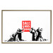 Wall Poster Clearance Sale - Banksy-style graffiti with people and English texts 118780 additionalThumb 20