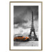 Poster Orange Car - photograph of vehicle against Eiffel Tower and sky 123880 additionalThumb 14