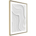Wall Poster Snowdrift - gray path with line texture in artistic motif 124480 additionalThumb 8