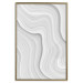 Wall Poster Snowdrift - gray path with line texture in artistic motif 124480 additionalThumb 16