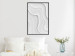 Wall Poster Snowdrift - gray path with line texture in artistic motif 124480 additionalThumb 5