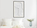 Wall Poster Snowdrift - gray path with line texture in artistic motif 124480 additionalThumb 22