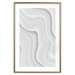 Wall Poster Snowdrift - gray path with line texture in artistic motif 124480 additionalThumb 14