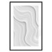 Wall Poster Snowdrift - gray path with line texture in artistic motif 124480 additionalThumb 17