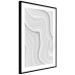 Wall Poster Snowdrift - gray path with line texture in artistic motif 124480 additionalThumb 13