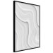 Wall Poster Snowdrift - gray path with line texture in artistic motif 124480 additionalThumb 12