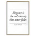 Poster Hepburn Quote - English quote on a contrasting white background 126680 additionalThumb 17